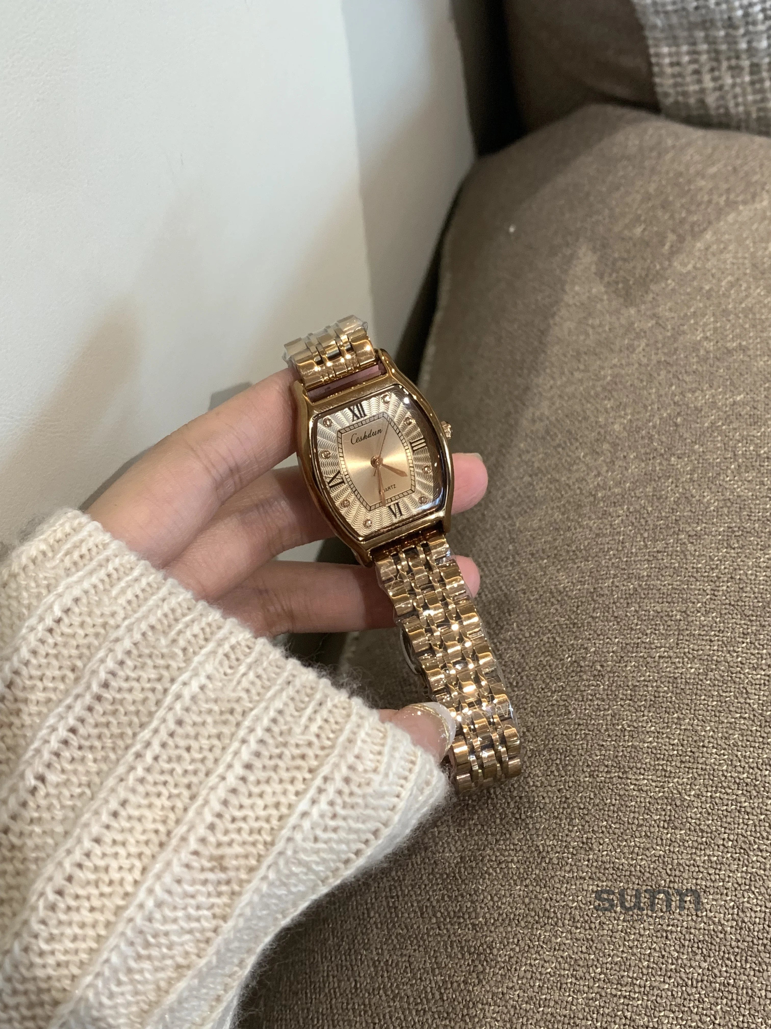 Evangeline Minimalist Square Watch