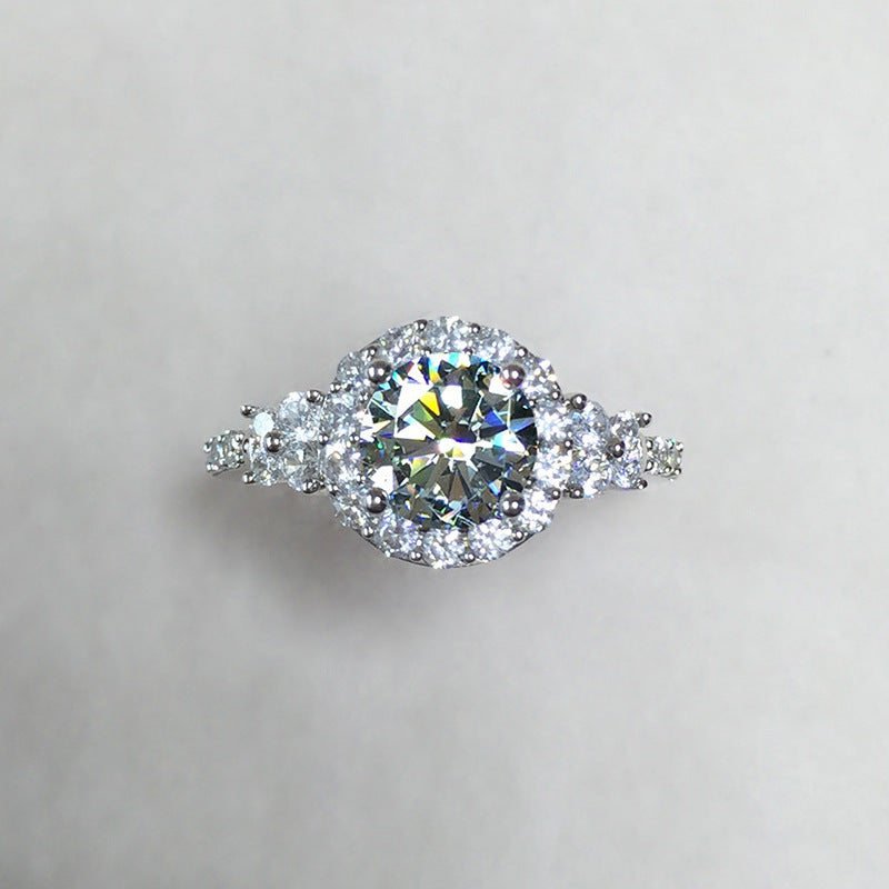 Evany D-Color Moissanite Ring Set [5XVCFES6]