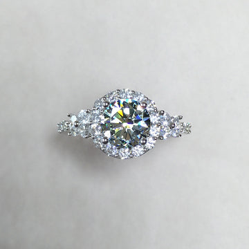Evany D-Color Moissanite Ring Set [5XVCFES6]