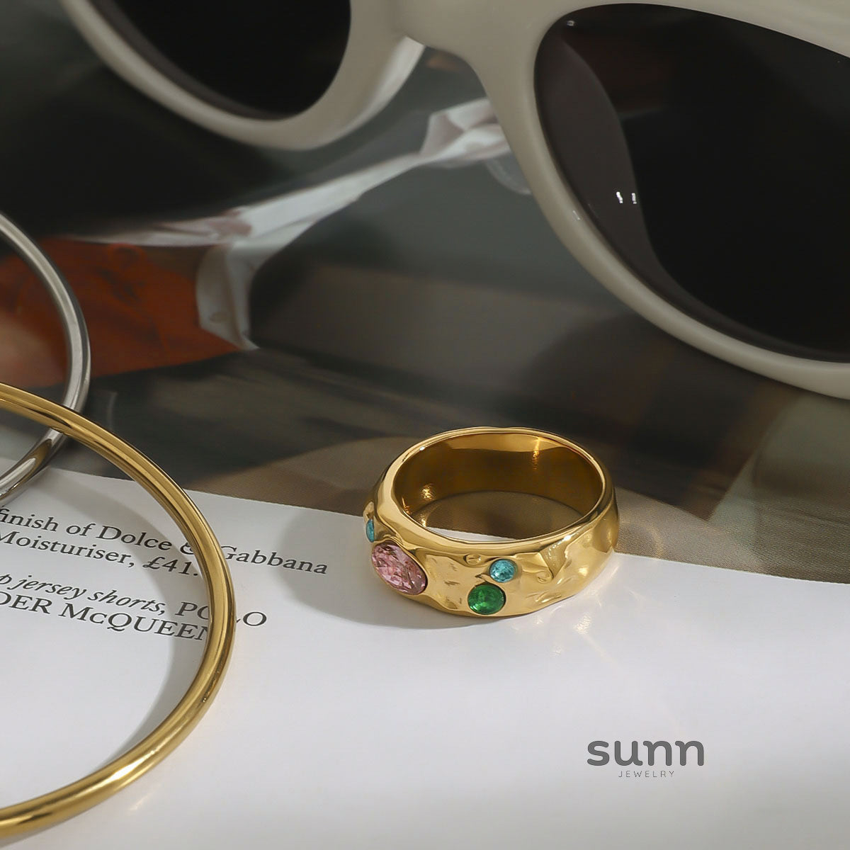 Eve Zircon Stackable Ring [2D8B7U43]