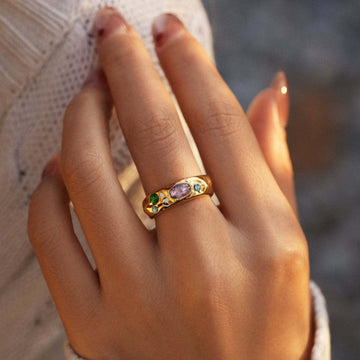 Eve Zircon Stackable Ring [PQP0XXKF]