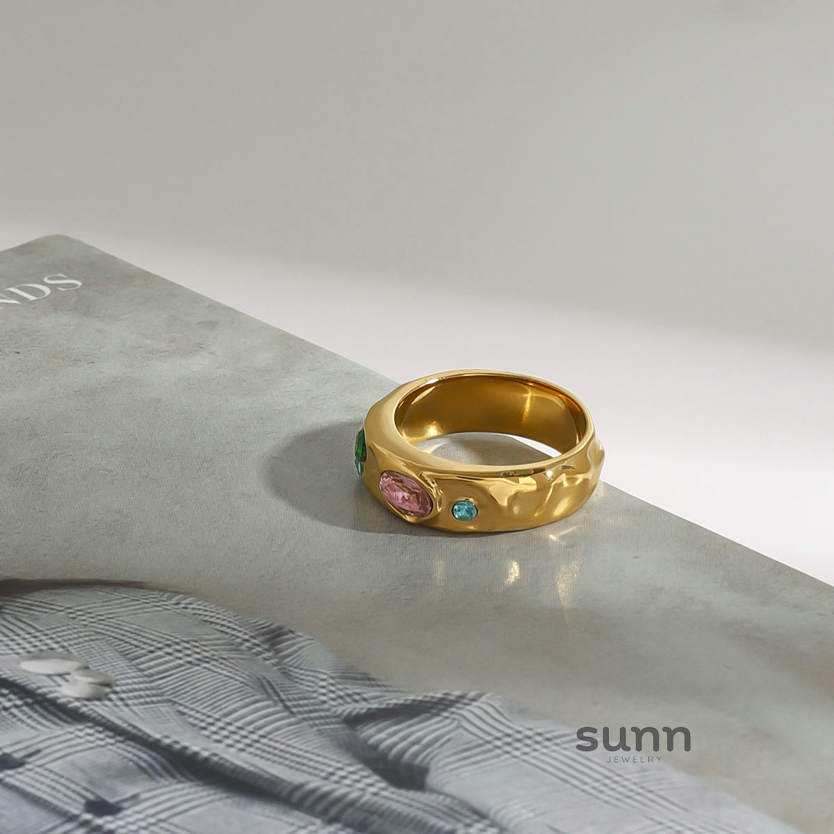 Eve Zircon Stackable Ring [S7BTCHD4]