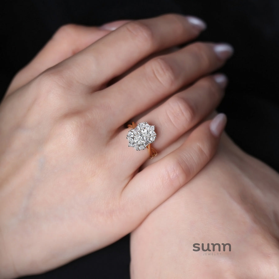 Eveline Oval Statement Ring [UZSJPJ3W]