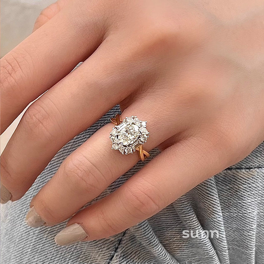 Eveline Oval Statement Ring [6AZYU1FH]