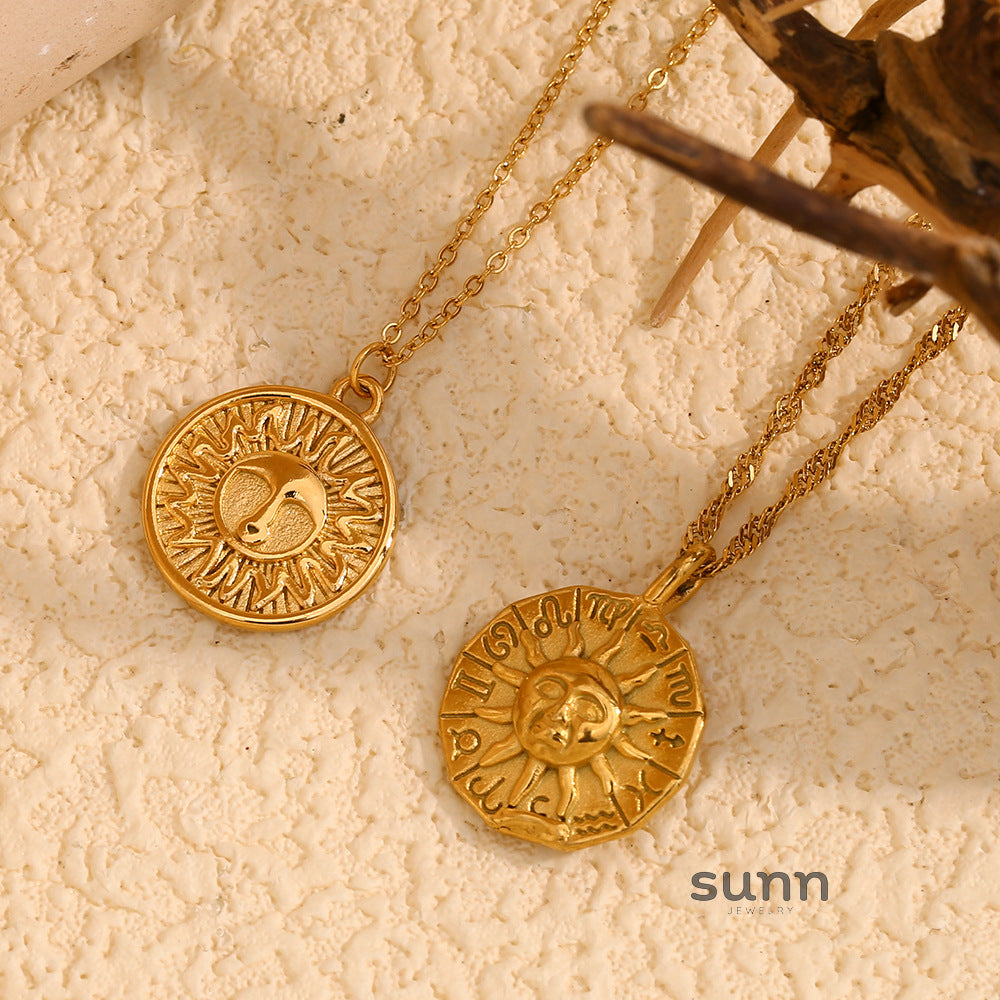 Everett Celestial Sun Necklace [TCDKS91S]