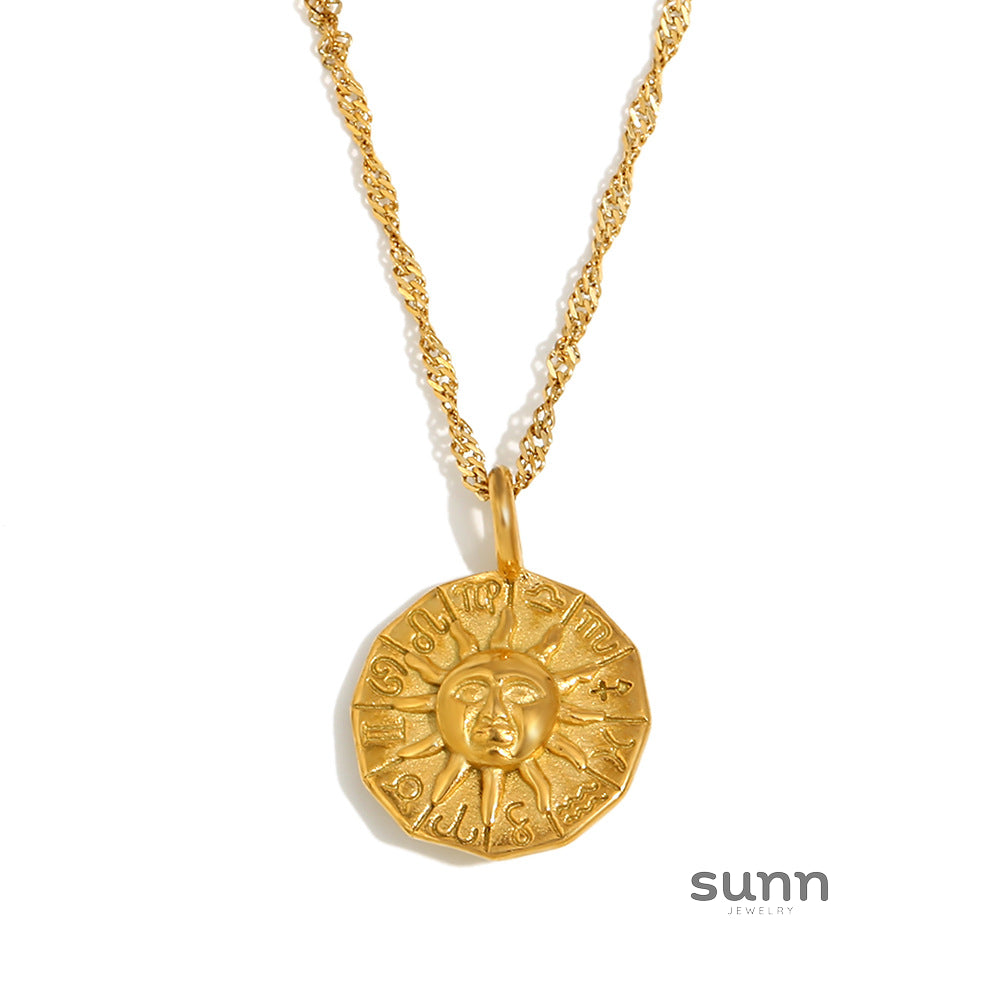 Everett Celestial Sun Necklace [PH56JITW]