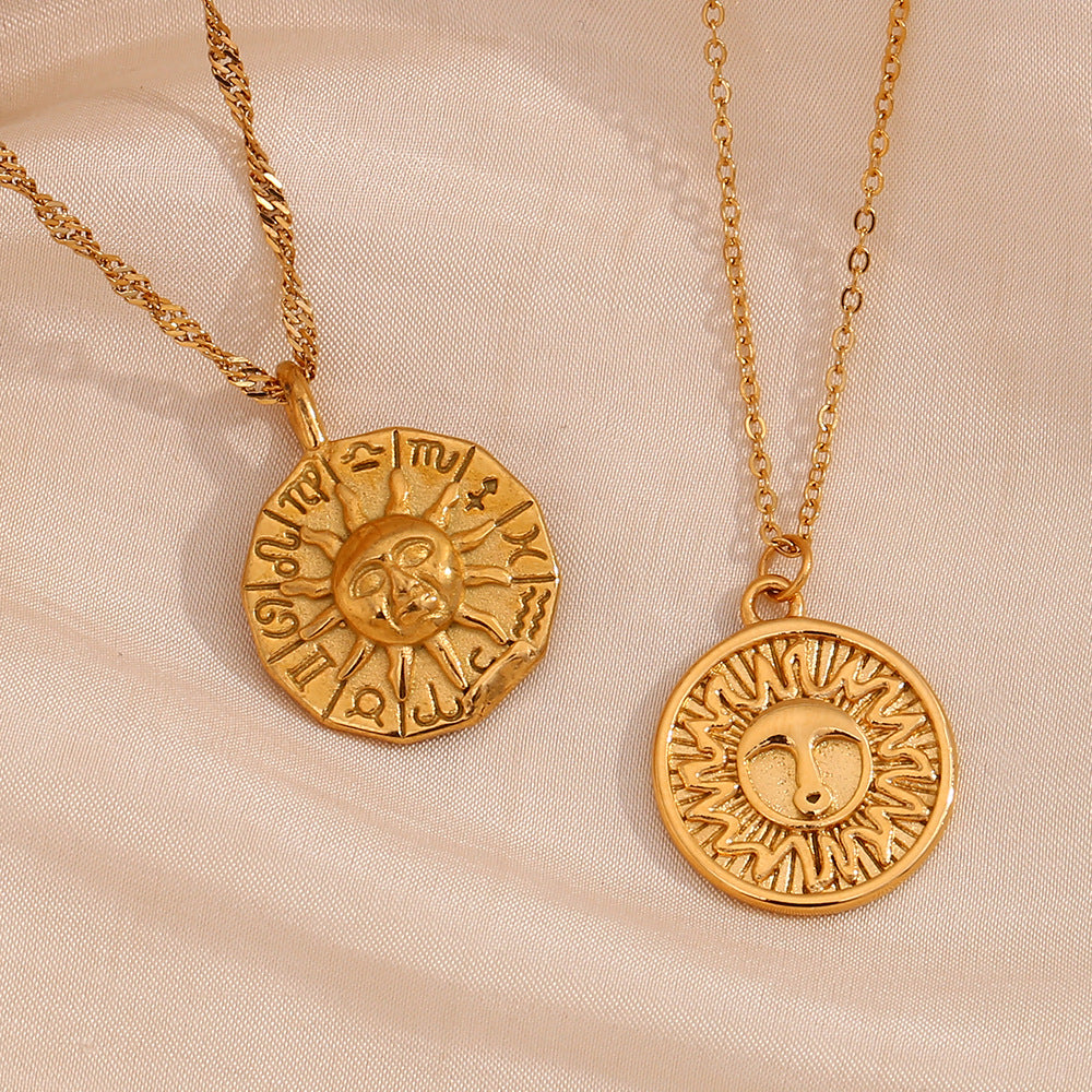 Everett Celestial Sun Necklace [IYXYYQ1A]