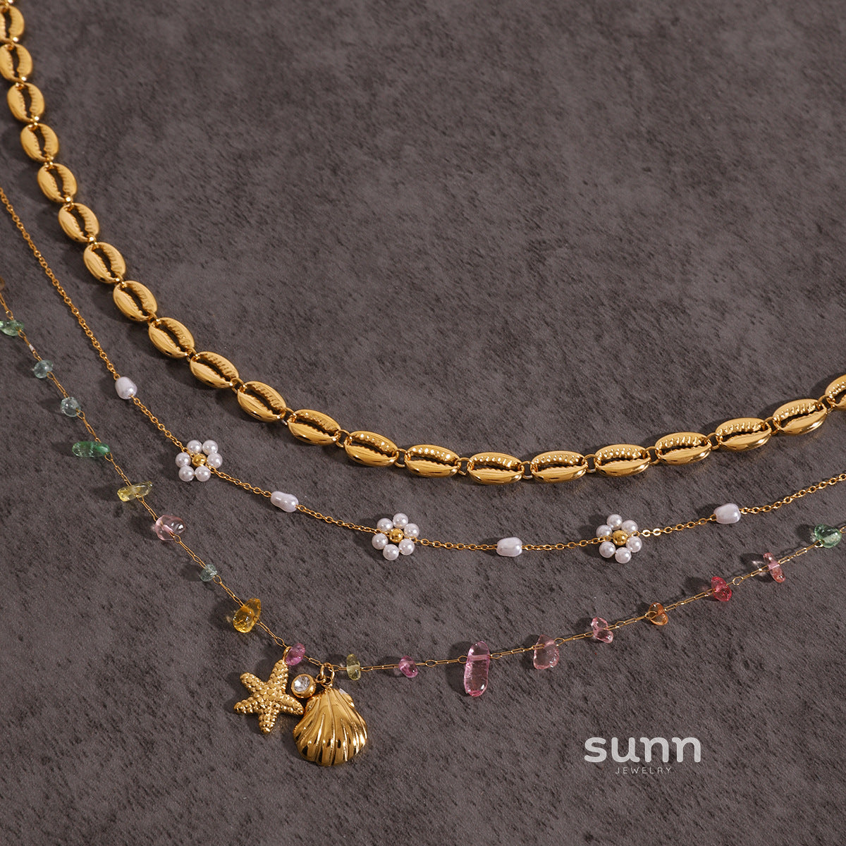 Everlie Bohemian Clavicle Necklace [W2LHAZ0M]