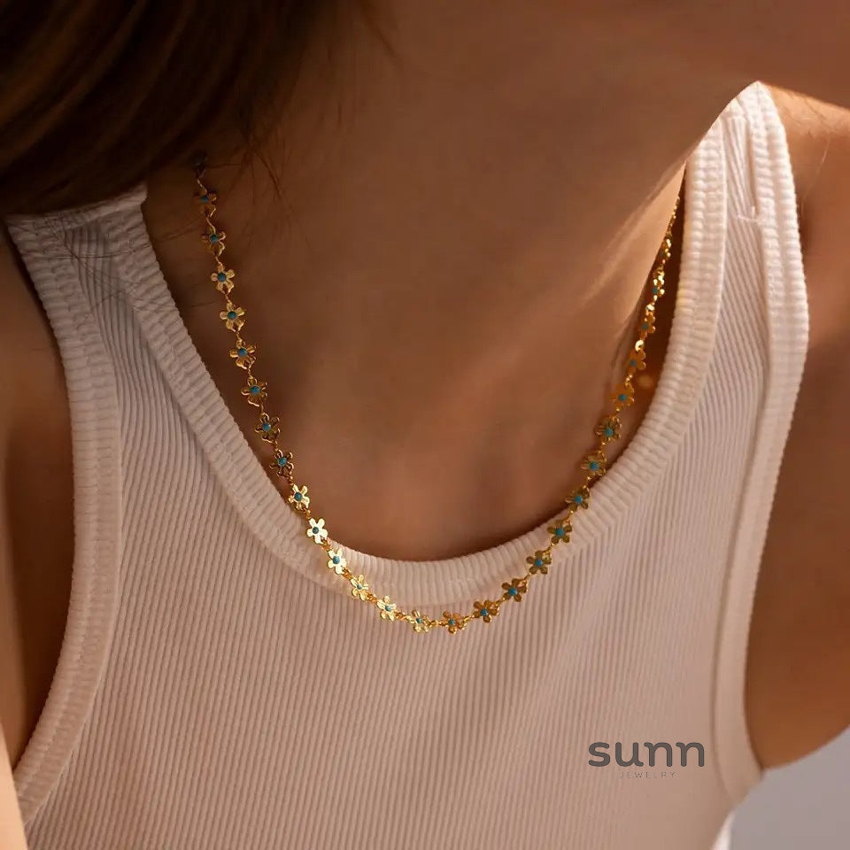 Everlie Bohemian Clavicle Necklace [KG06WIVF]