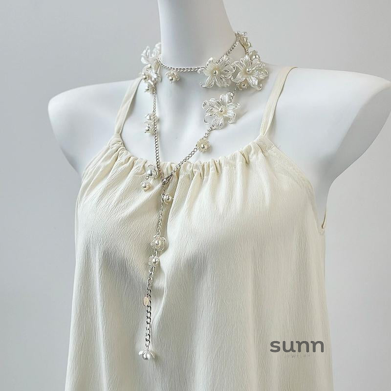 Everly Lily Pearl Body Chain [6IYV410B]