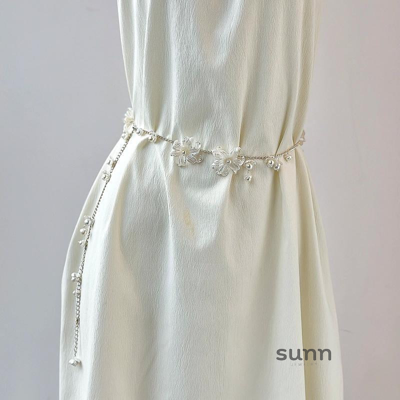 Everly Lily Pearl Body Chain [C4LKO2CO]