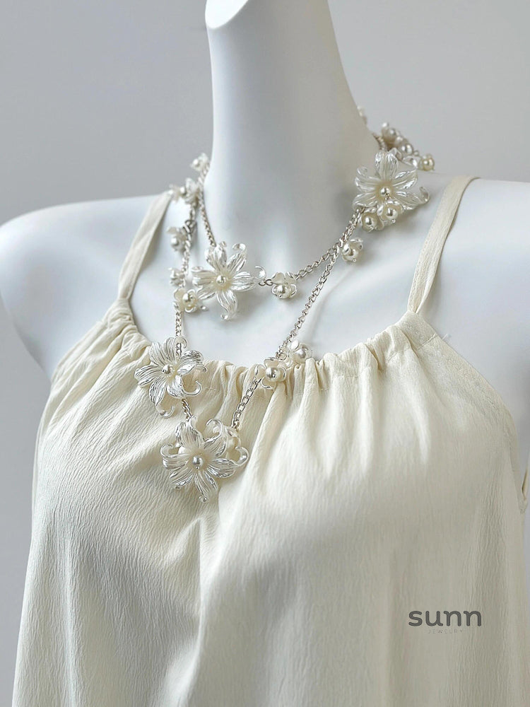 Everly Lily Pearl Body Chain [NGZB6388]