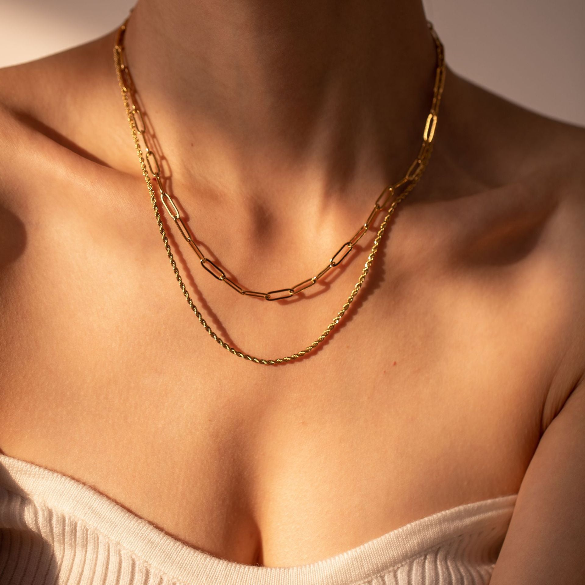 Everlynn Layered Clavicle Necklace [X3PHCK92]