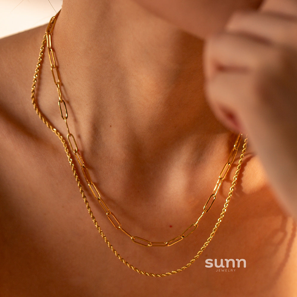 Everlynn Layered Clavicle Necklace [X3PHCK92]