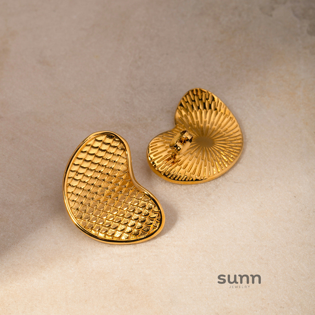 Evette Fish Scale Earring Ring Set [JD83D11Z]