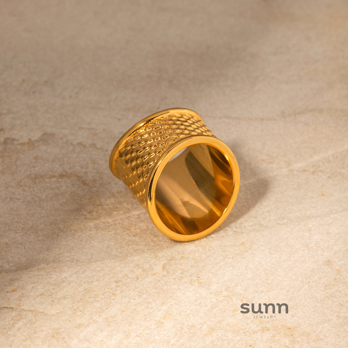 Evette Fish Scale Earring Ring Set [00EGETQR]