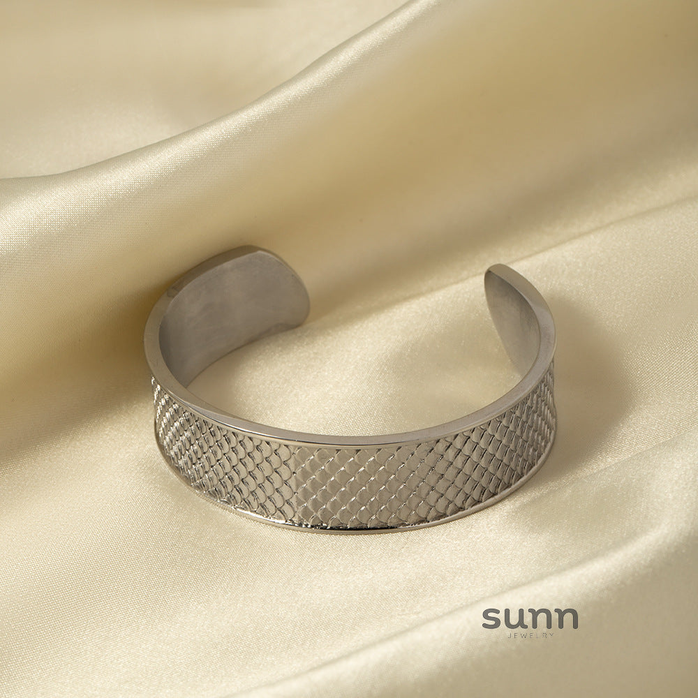 Evette Fish Scale Earring Ring Set [ZKDLQD7G]