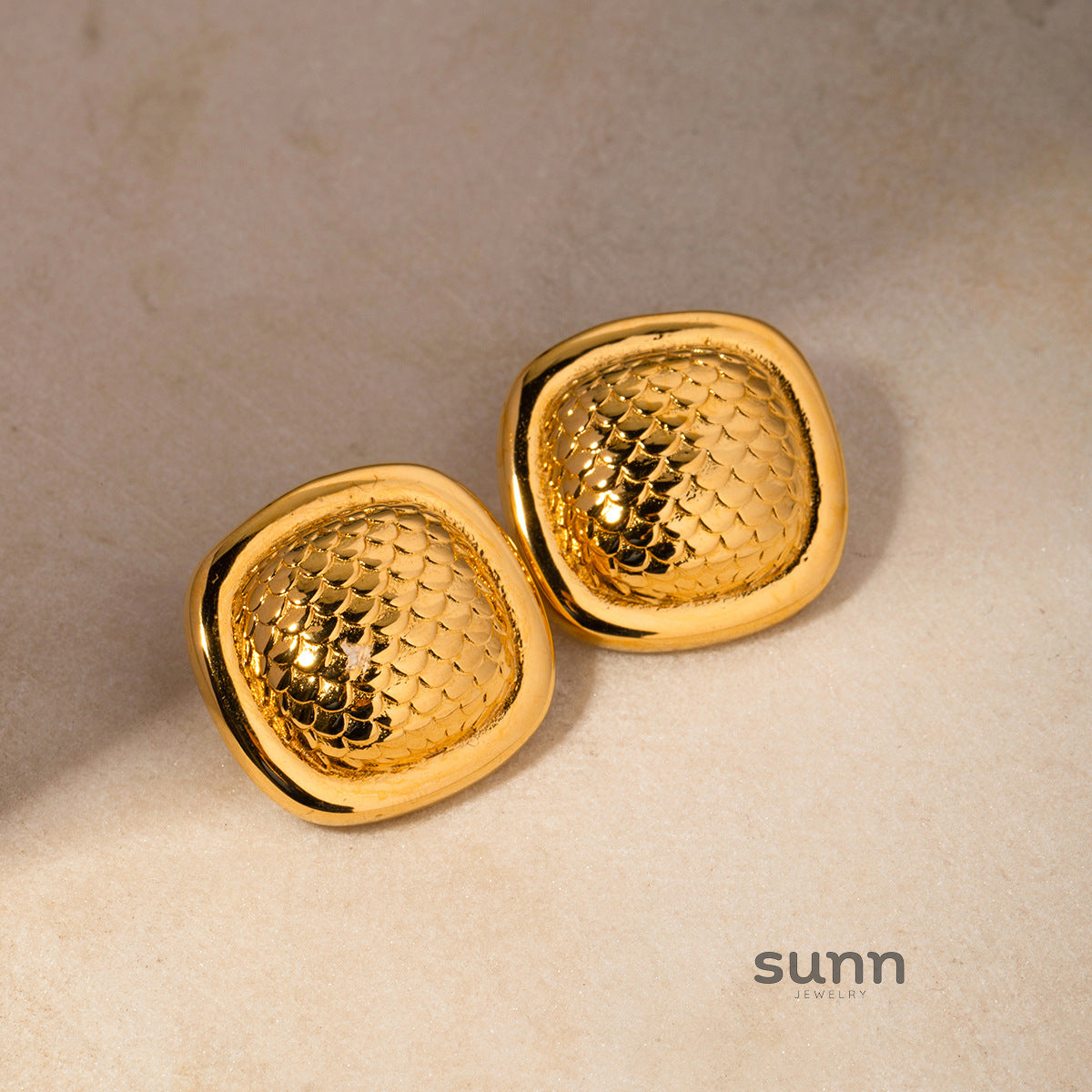 Evette Fish Scale Earring Ring Set [E8DJVFFD]