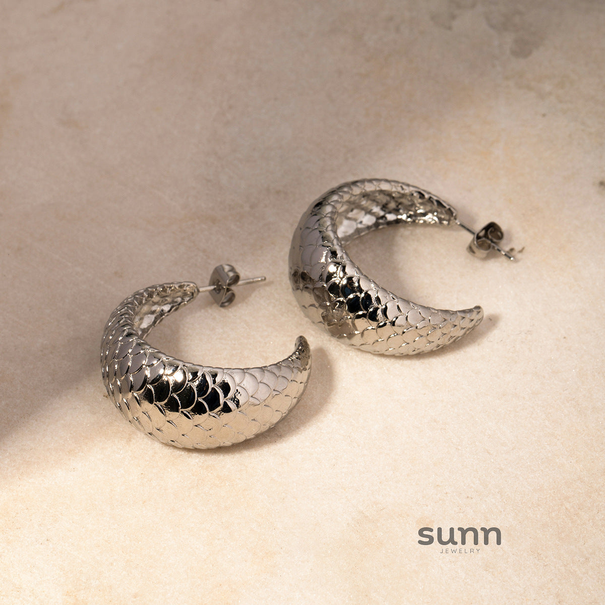Evette Fish Scale Earring Ring Set [DXZJYH7V]