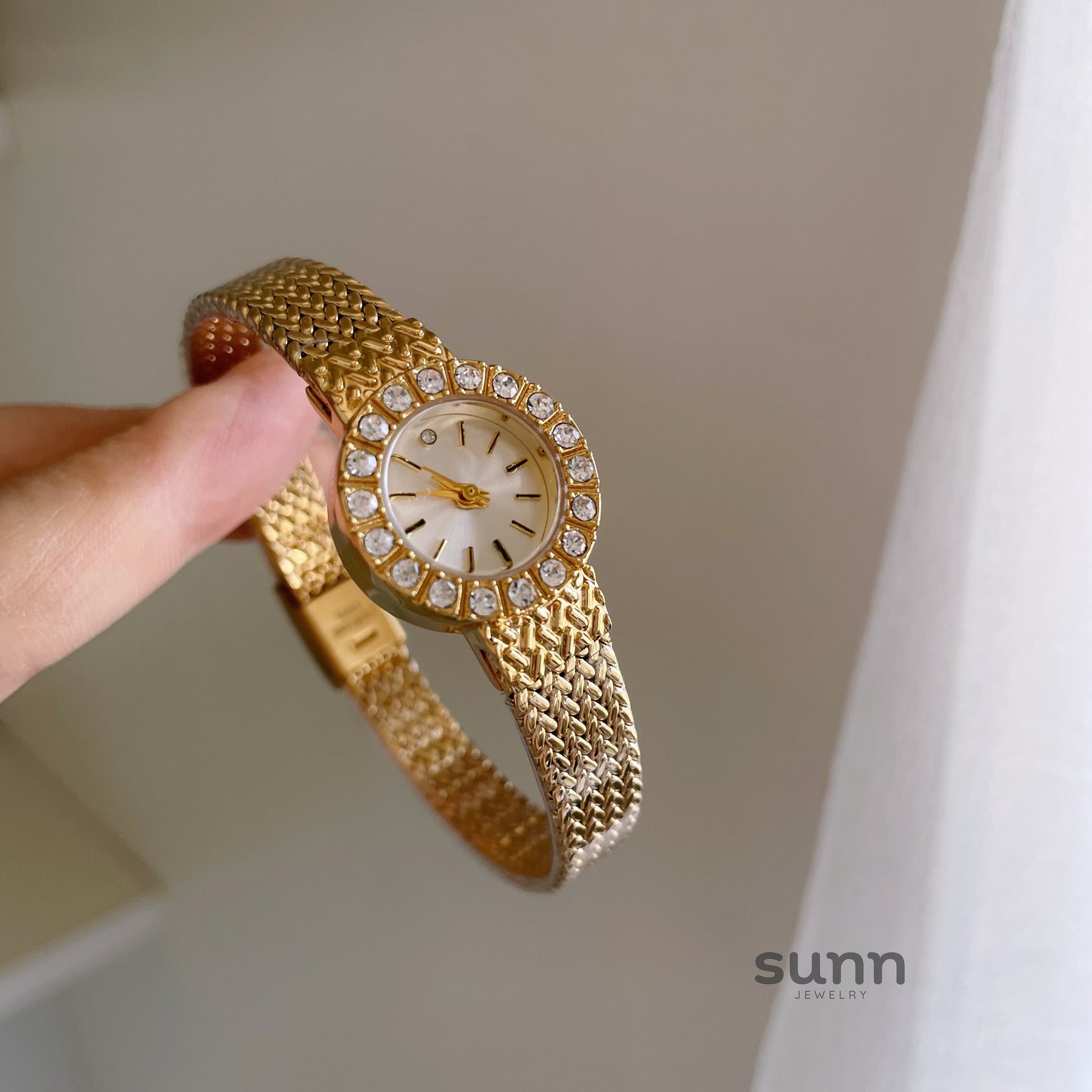 Evey Wheat Ear Petite Watch [NGDDKW1W]