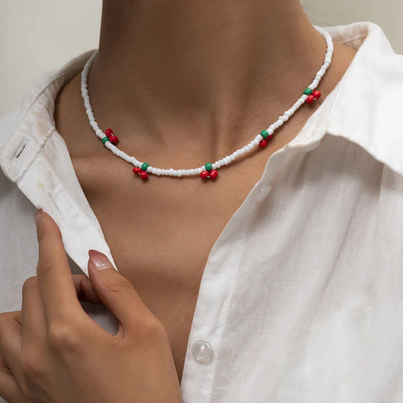 Evolet Bohemian Beaded Choker