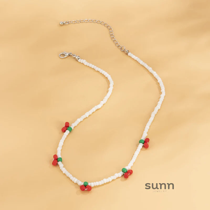 Evolet Bohemian Beaded Choker