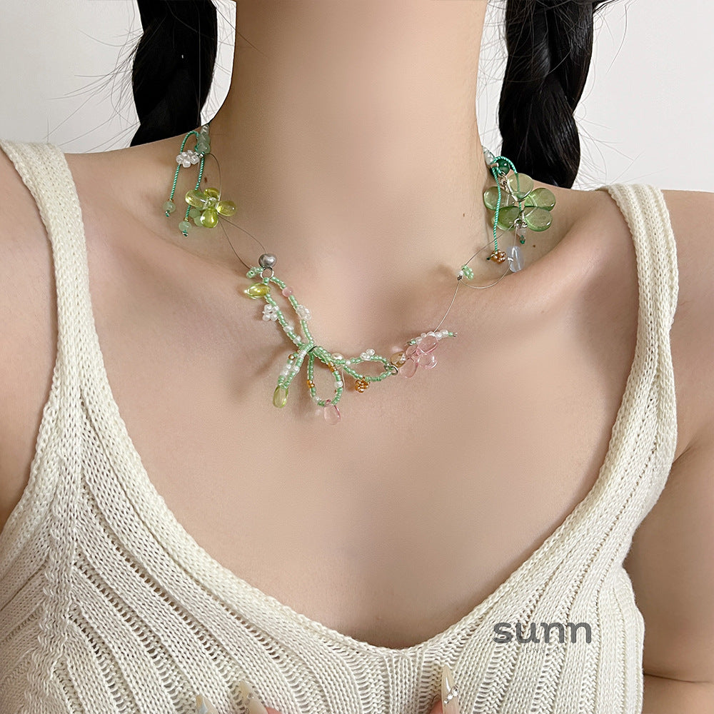 Ezmeralda Whimsical Bloom Necklace [3MCCPERO]
