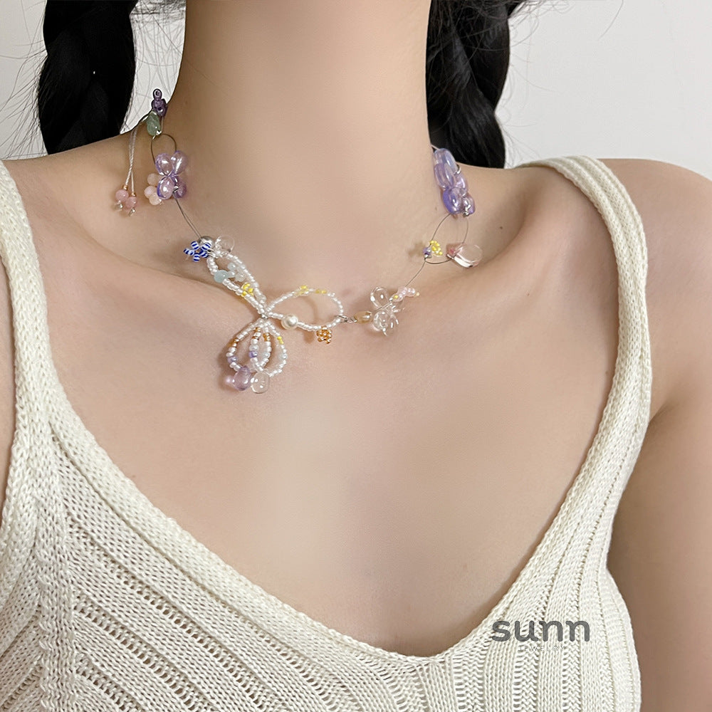 Ezmeralda Whimsical Bloom Necklace [O5FQWELH]