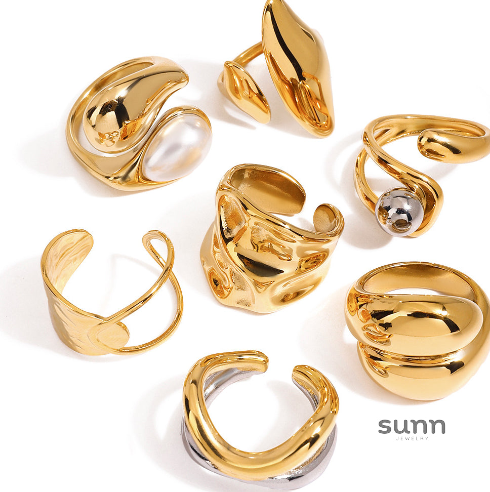 Ezrah Niche Steel Rings [CO6O97UD]