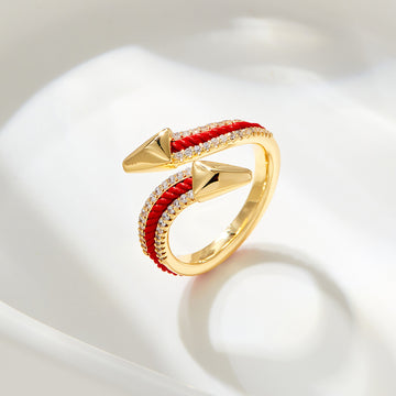 Ezri Red String Zircon Ring [VIYIGR15]