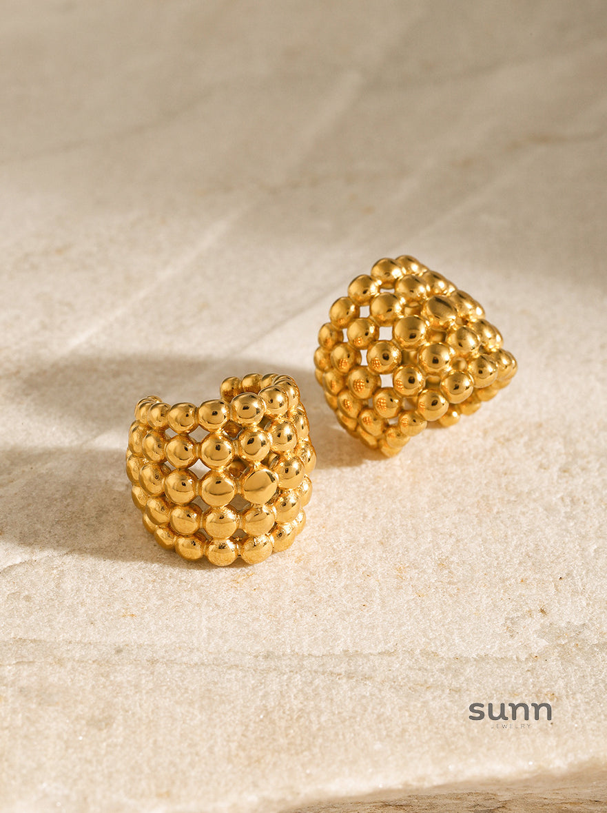 Faiga Honeycomb Ear Clip [R6J4VE0I]