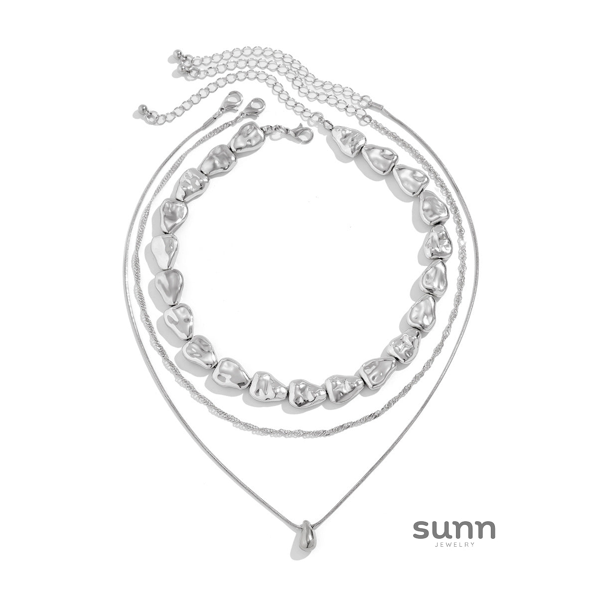 Faiga Sleek Droplet Necklace [87GI6IYZ]