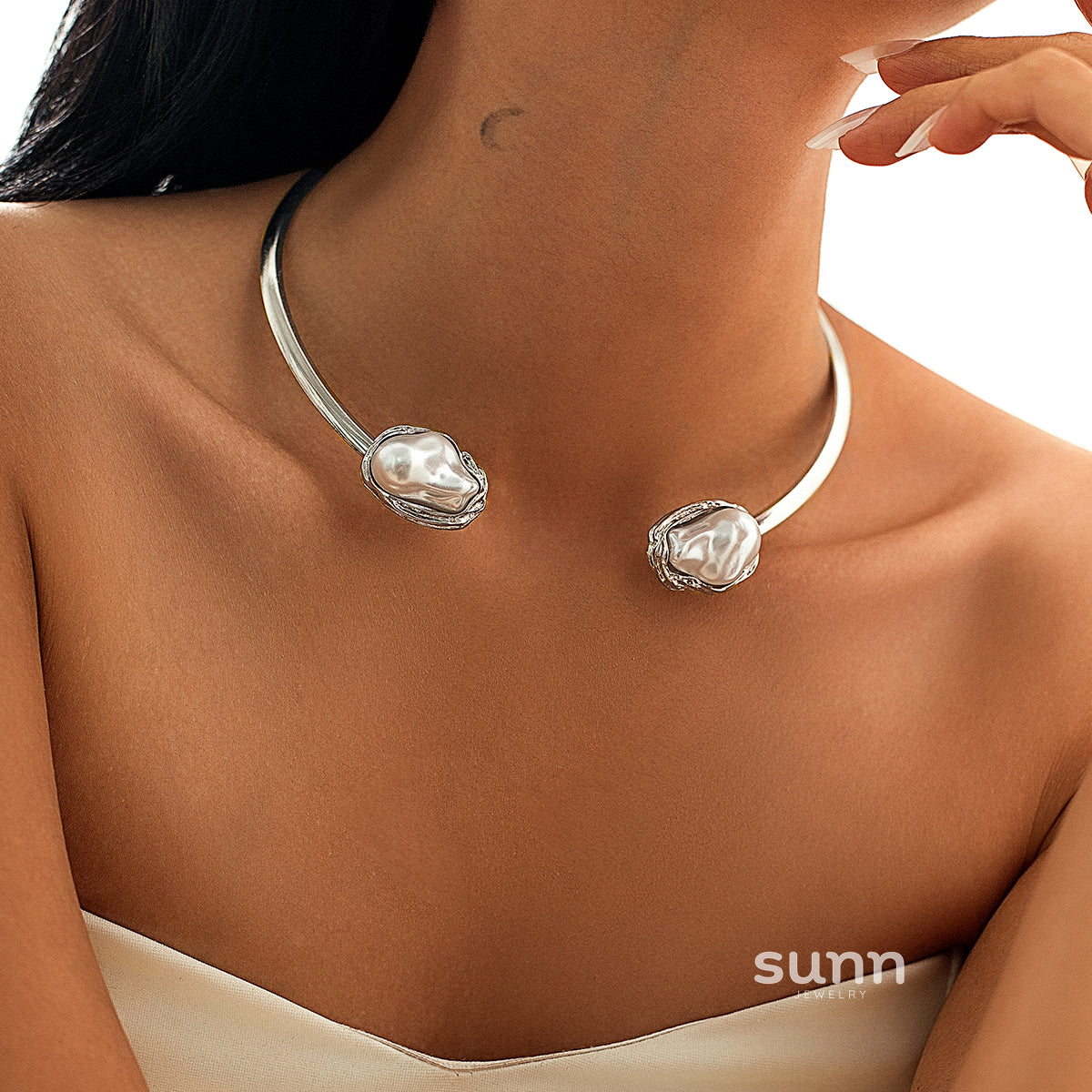 Faithlyn Baroque Pearl Jewelry