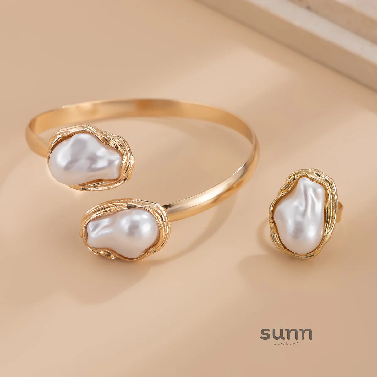 Faithlyn Baroque Pearl Jewelry