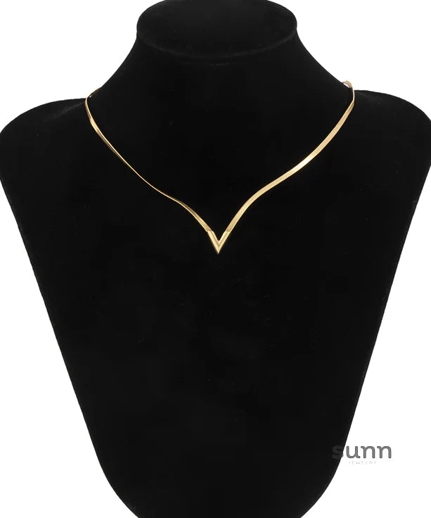 Faithlyn Flat Snake Chain Necklace