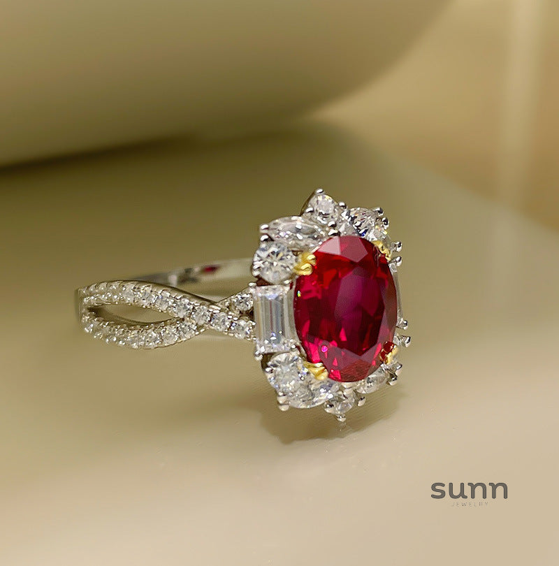 Faithlyn Statement Ruby Ring [BCVWBUV5]