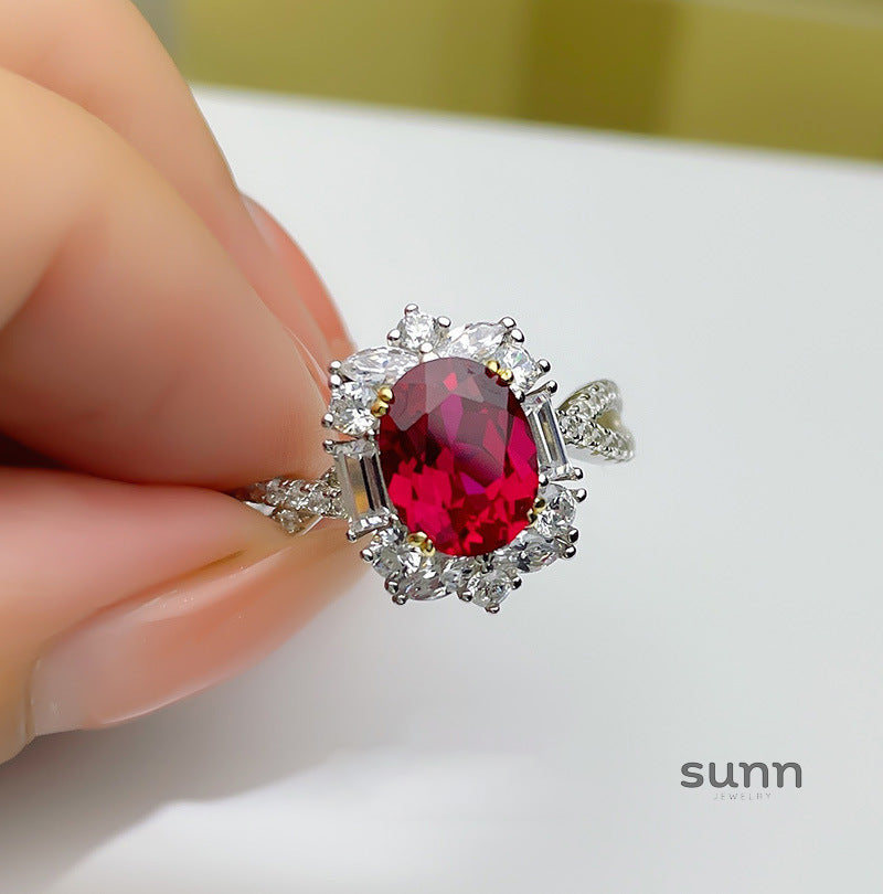 Faithlyn Statement Ruby Ring [64AITWJJ]