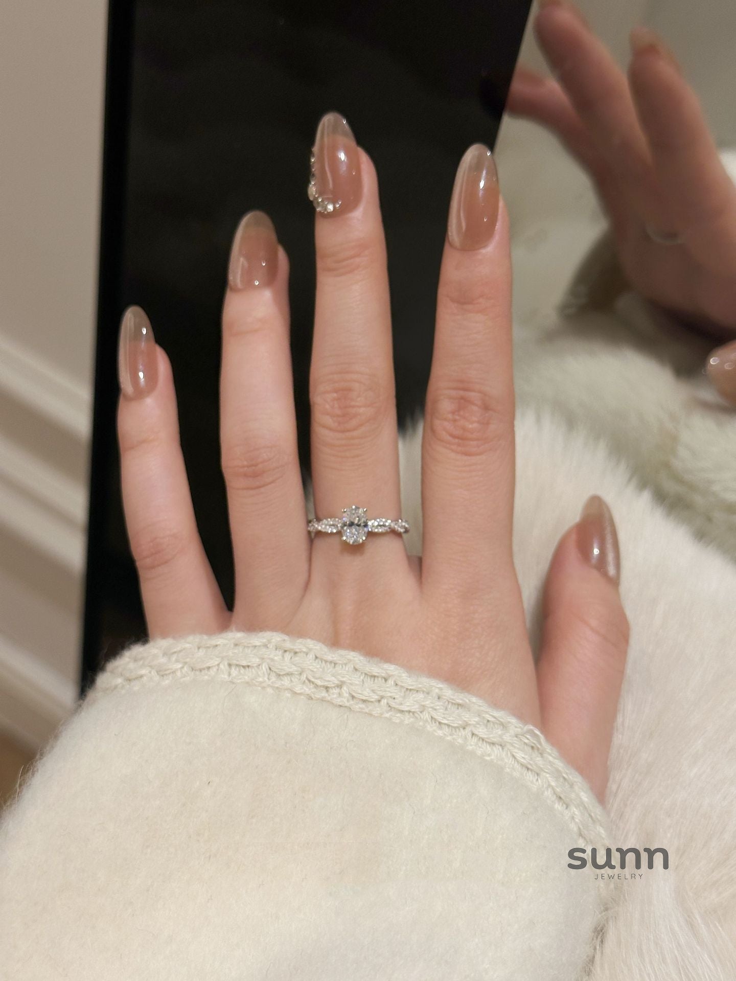 Faithlynn Twirl Diamond Ring [M6FOGMWX]