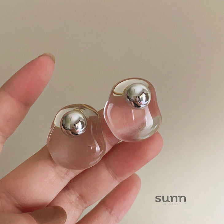 Fallyn Geometric Resin Earrings [G3E29U46]