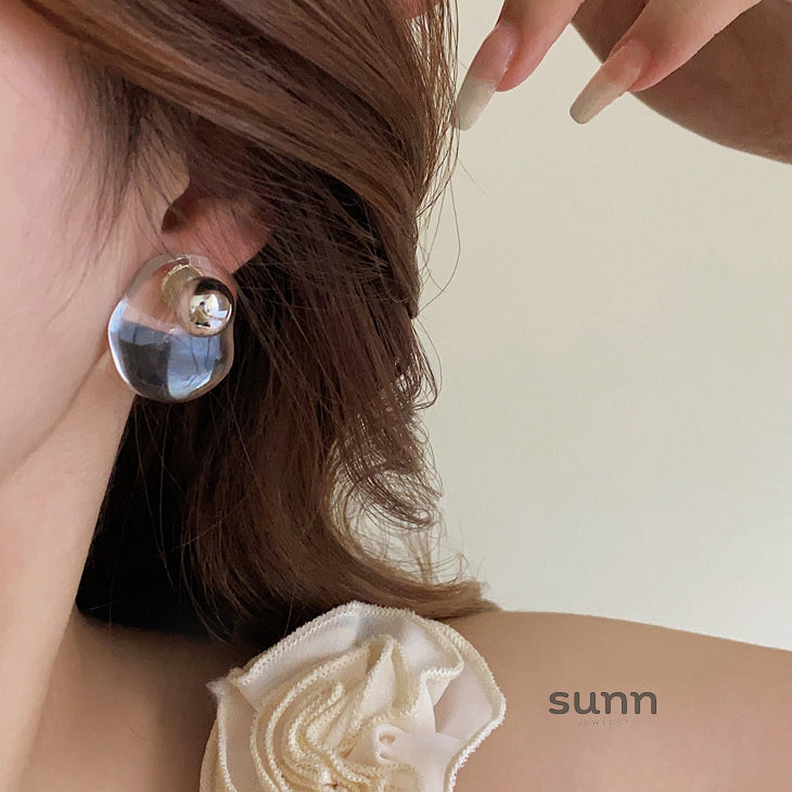 Fallyn Geometric Resin Earrings [V2D4JLHV]