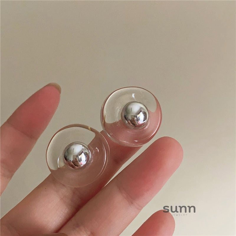 Fallyn Geometric Resin Earrings [JG2UHCTR]