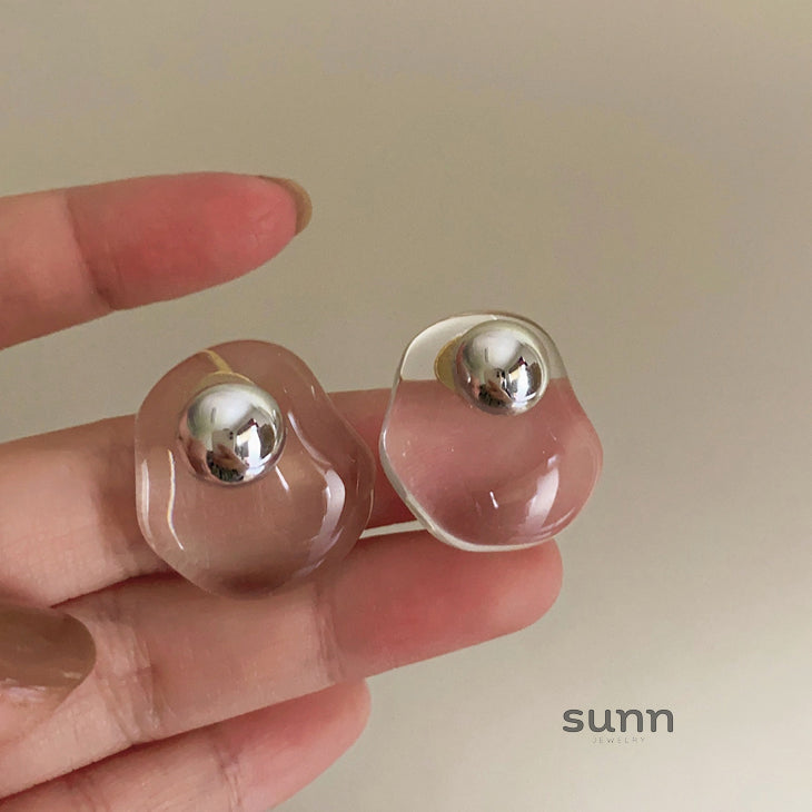 Fallyn Geometric Resin Earrings [BM0XY2XT]