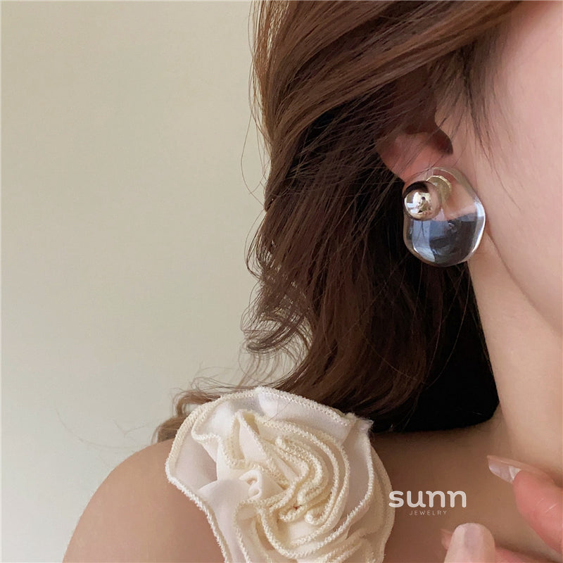 Fallyn Geometric Resin Earrings [Z3BKRE97]