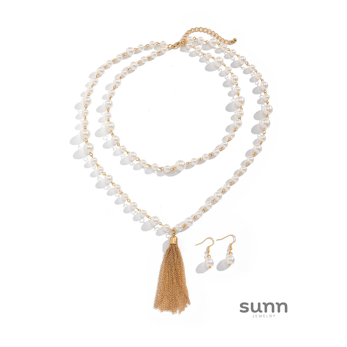 Fannie Layered Pearl Necklace [99P6BC8W]