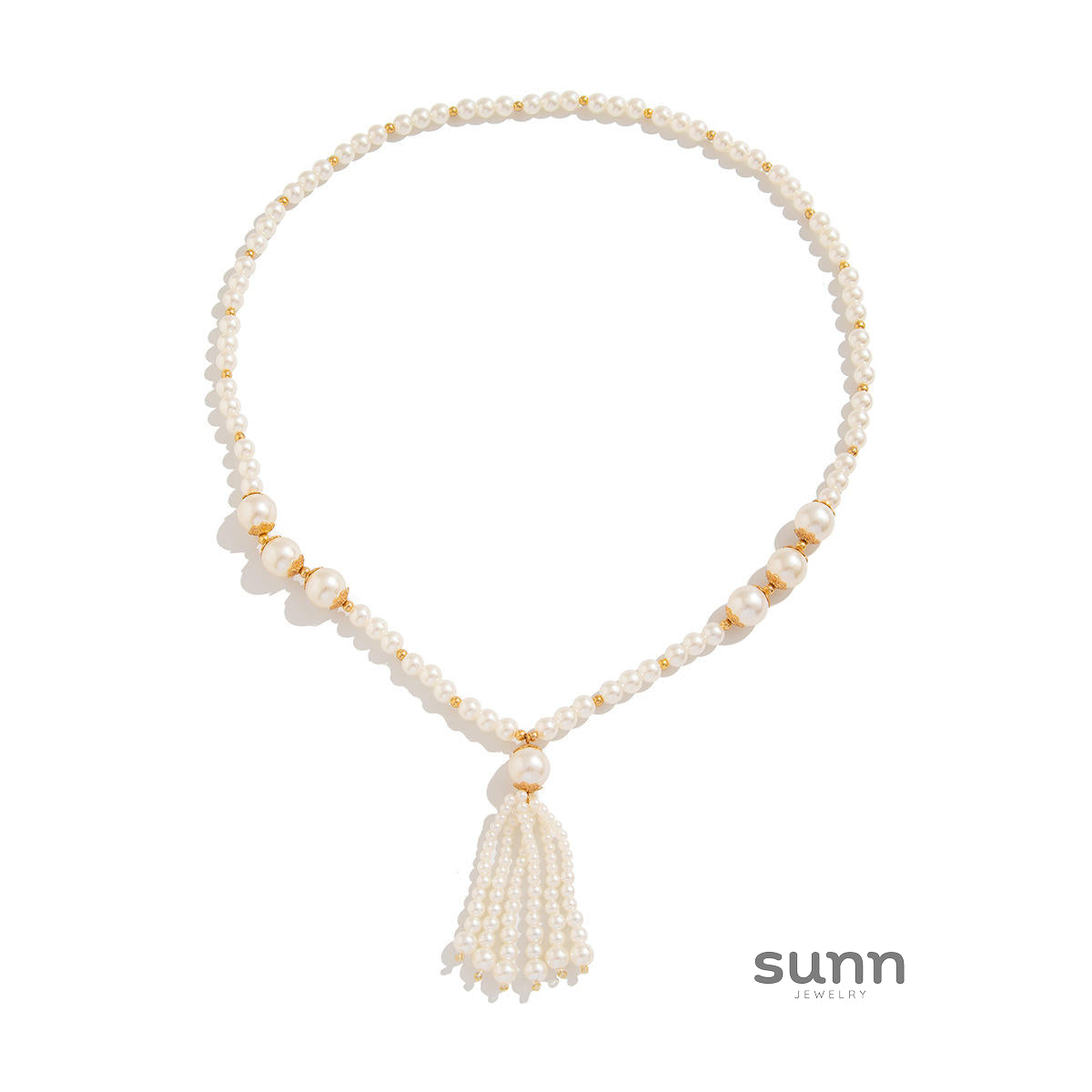 Fannie Layered Pearl Necklace [KBP0XB10]