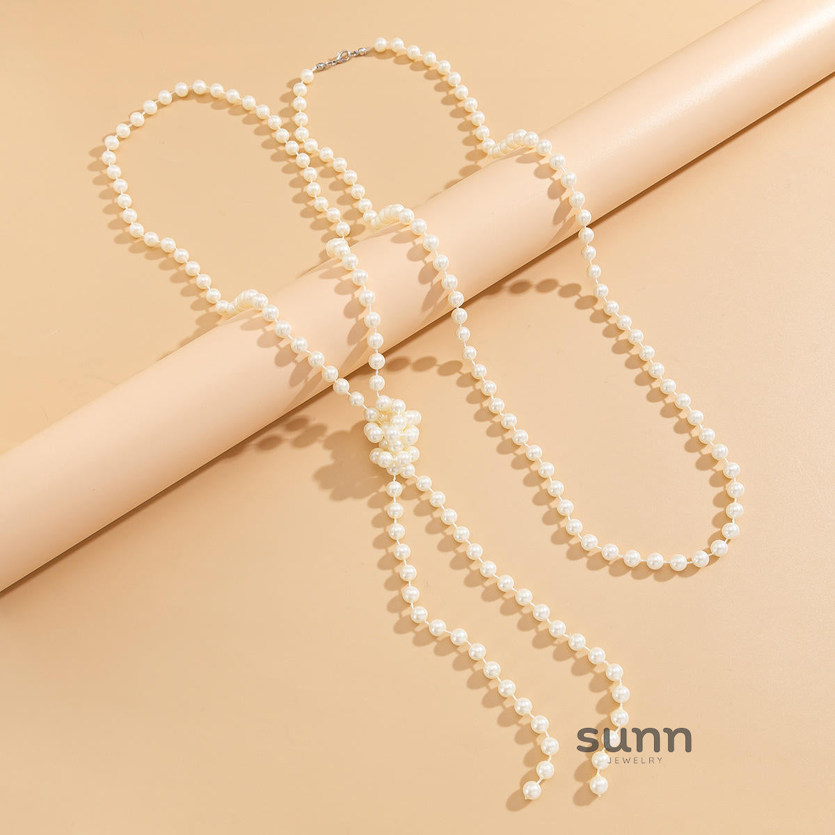 Fannie Layered Pearl Necklace [W76VLPWA]