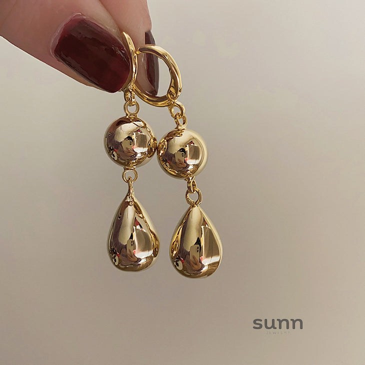 Farida Geometric Drop Earrings [SMLAWWO0]