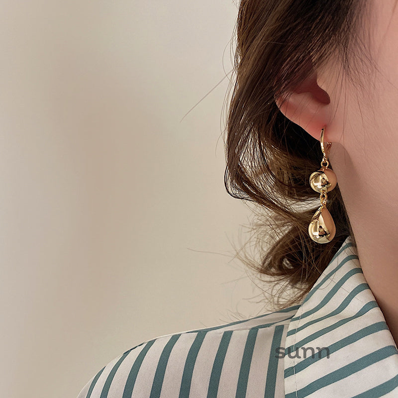 Farida Geometric Drop Earrings [RT2Q2KPD]