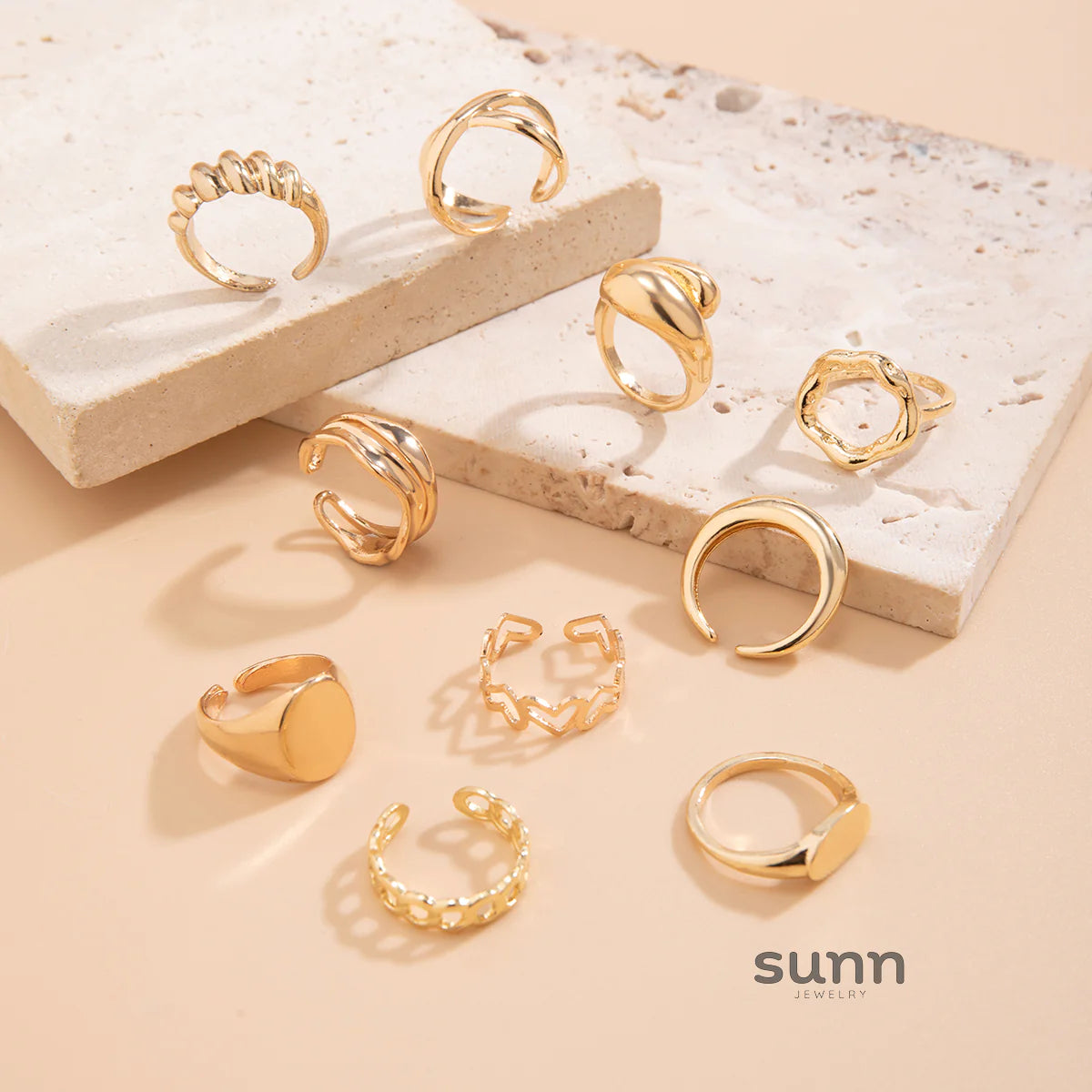 Farrah Stackable Ring Set