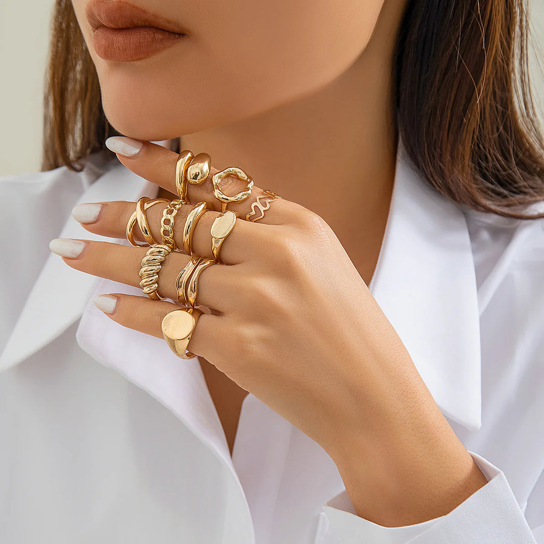 Farrah Stackable Ring Set